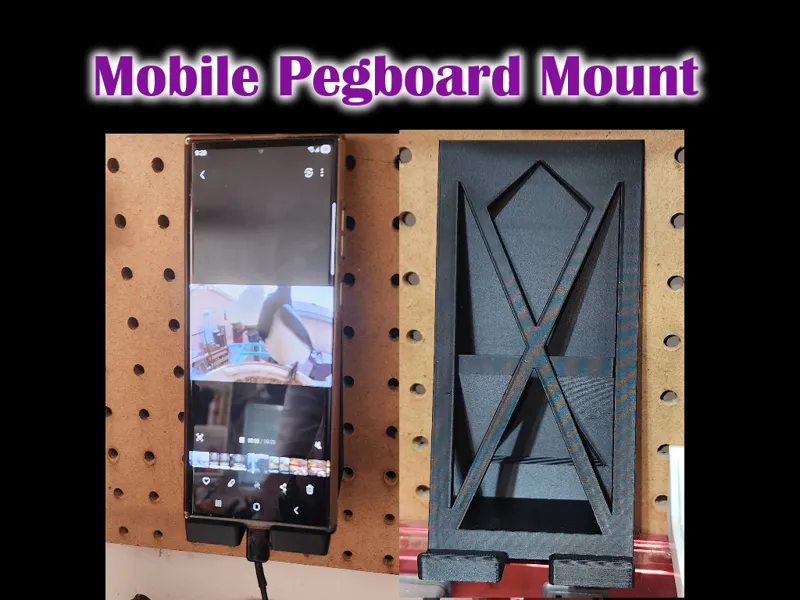 Mobile Pegboard Mount