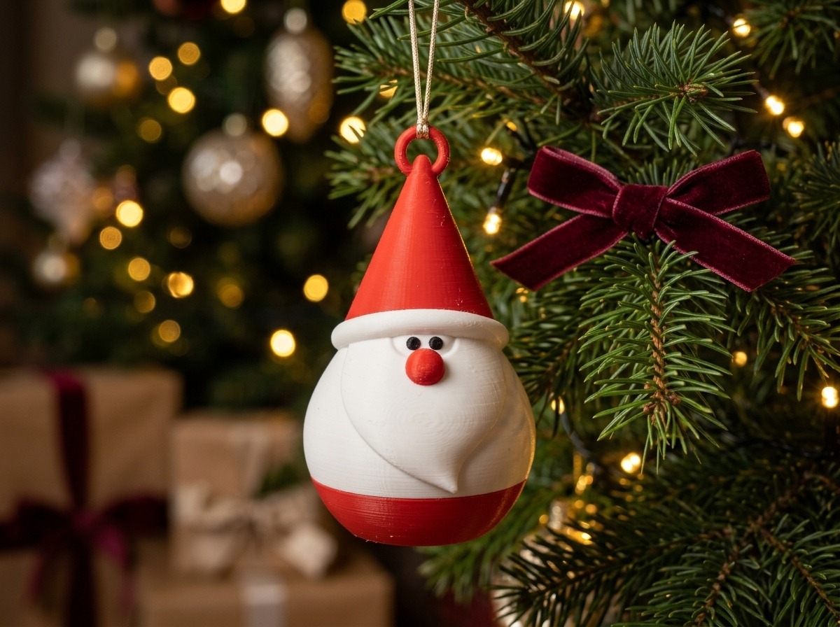 Cute Santa Christmas Ornament & Shelf Decor - 1