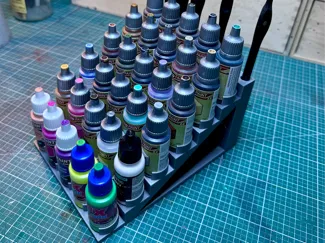Vallejo Paint & Brush Holder fits IKEA MOPPE