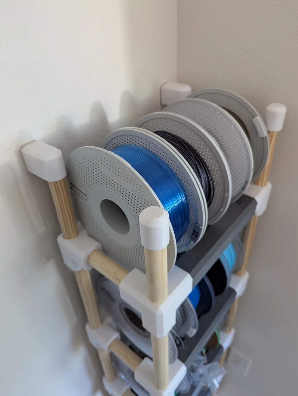 Small Filament Rack Filament Rack - Free 3D Print Model - MakerWorld