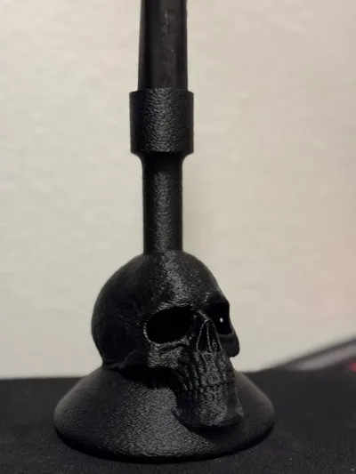 Skull Candle Holder