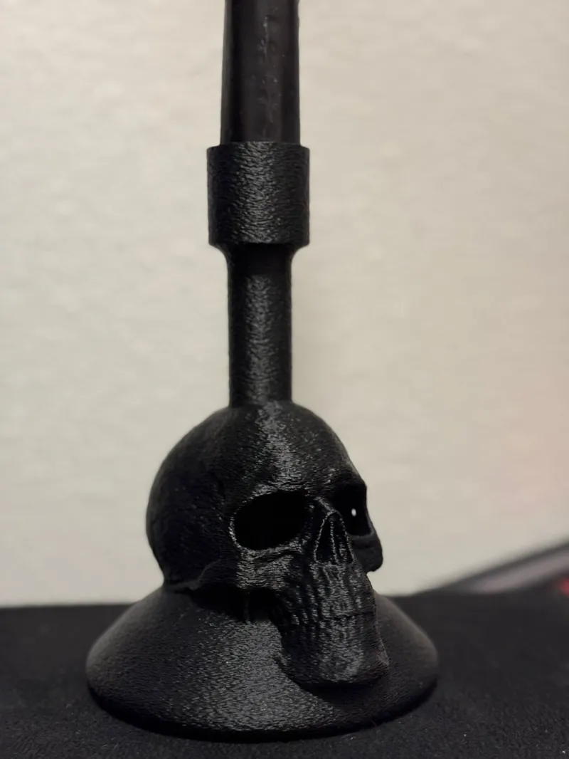Skull Candle Holder
