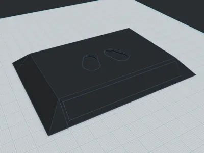 Baseplate for PEAK scout salute (sign included)