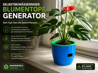 Selbstbewässernder Blumentopf Generator