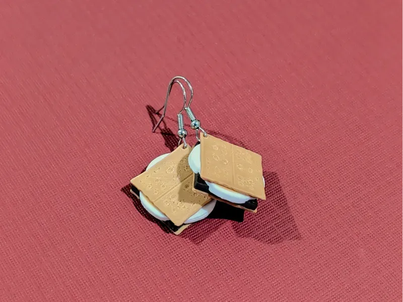 S'more Earring view 2
