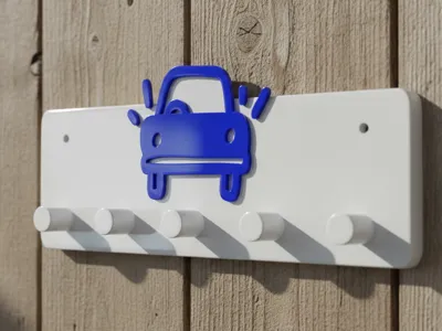 Wall-mounted coat hook 
