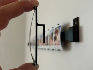 Instax mini photo holder for wall