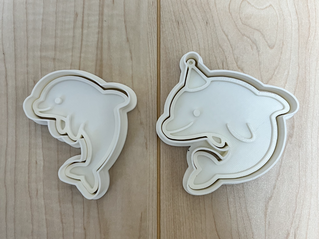 Cute Dolphin Cookie Cutter Set