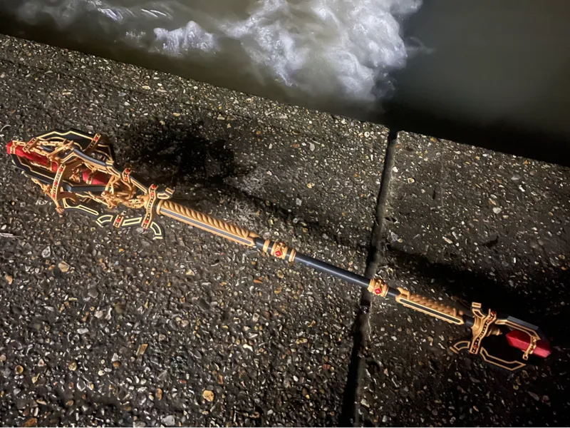 Chain-Segrity Fantasy Scepter (original design)