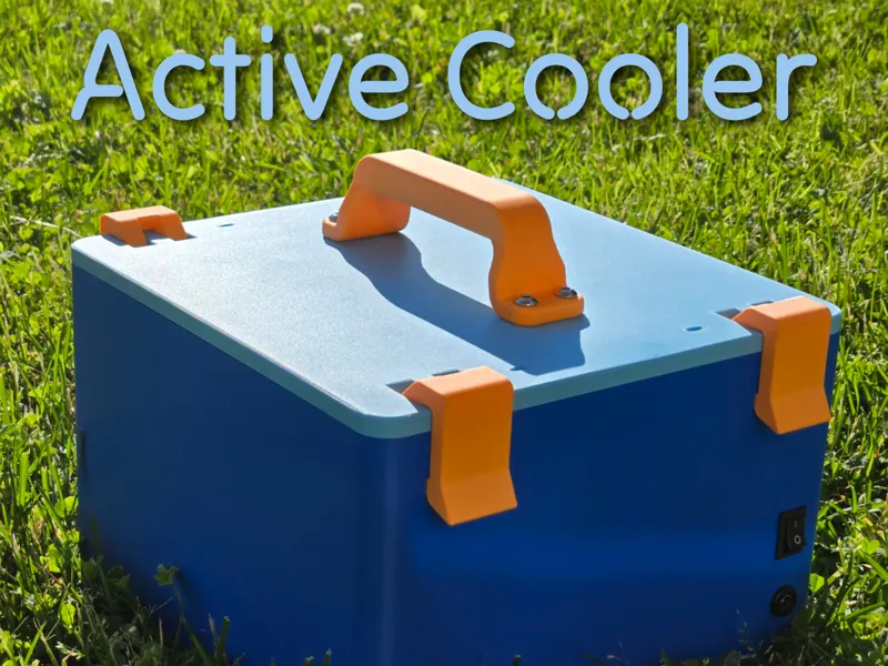 Active Camping Cooler with Peltier Cooling