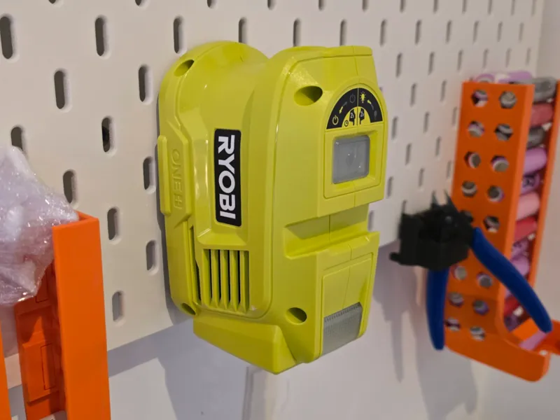 Ryobi Tool Holder for IKEA Skadis i.e Inverter