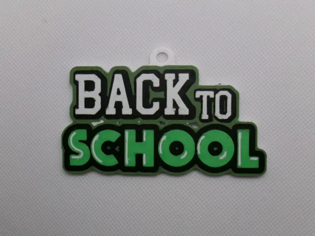 Back to School earrings and Keychain