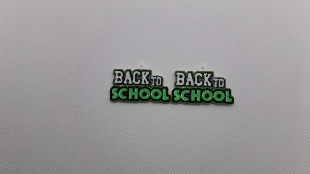 Back to School earrings and Keychain view 3
