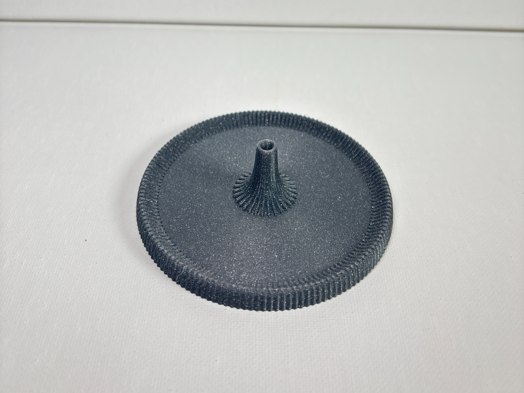 Elegant Round Textured Incense Holder