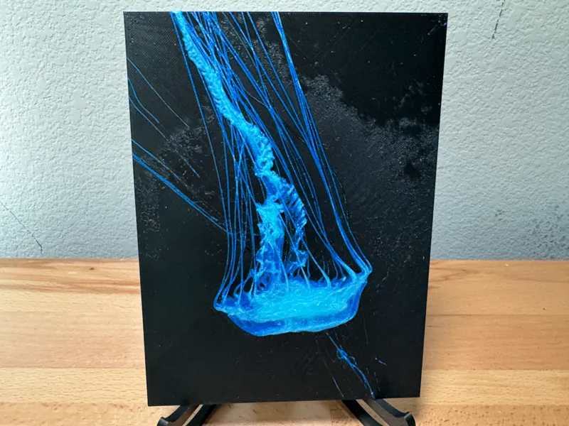 Blue Jellyfish - 4 Color Hueforge