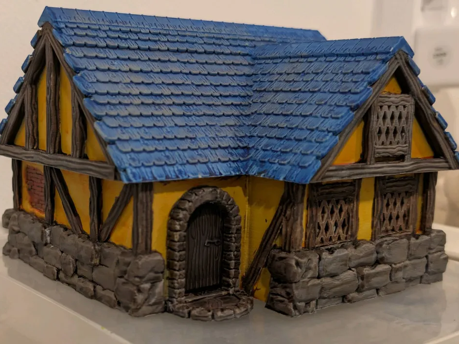 Fantasy commoner house - DND wargaming terrain