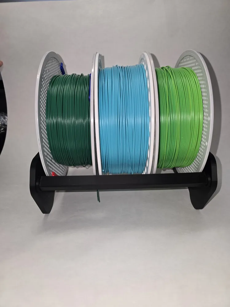 Filament Spool Rack x3 - Free 3D Print Model - MakerWorld