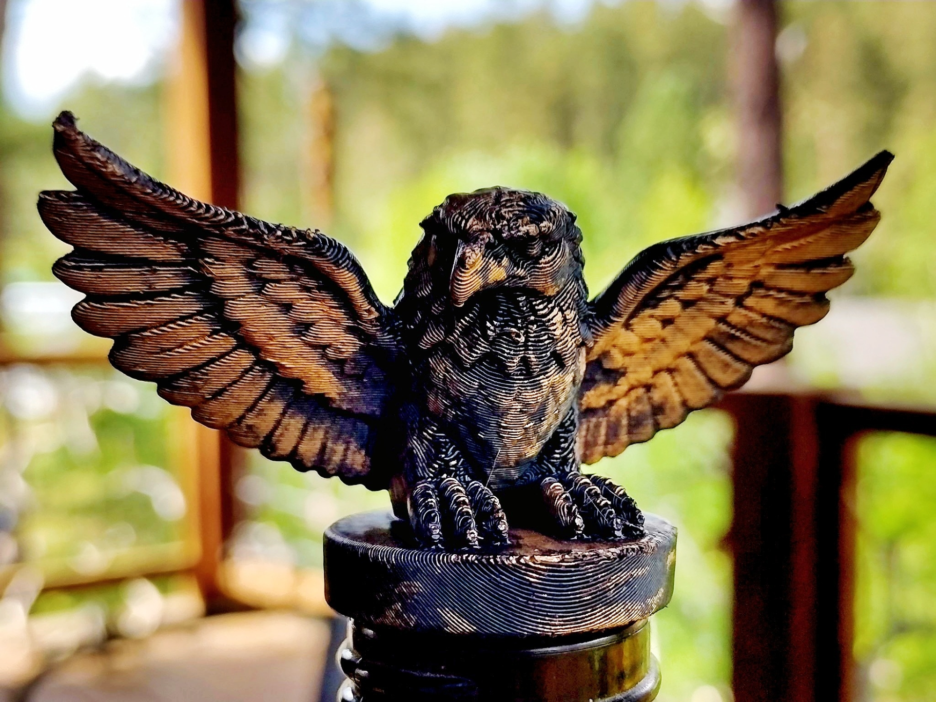 Patriotic Eagle Wine Bottle Topper