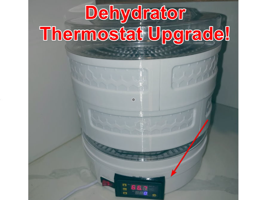 Dehydrator W3230 Thermostat Conversion & Mount