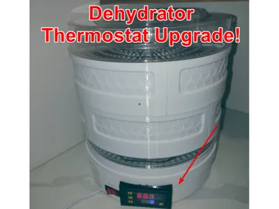 Dehydrator W3230 Thermostat Conversion & Mount