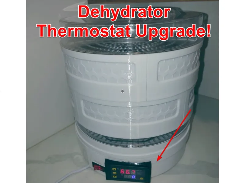 Dehydrator W3230 Thermostat Conversion & Mount