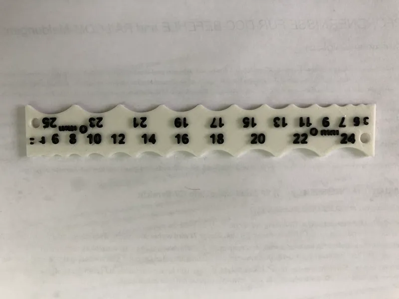 Mini Avatar Fillet Gauge 1-25mm