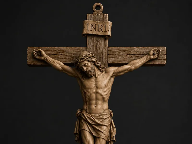 Jesus am Kreuz