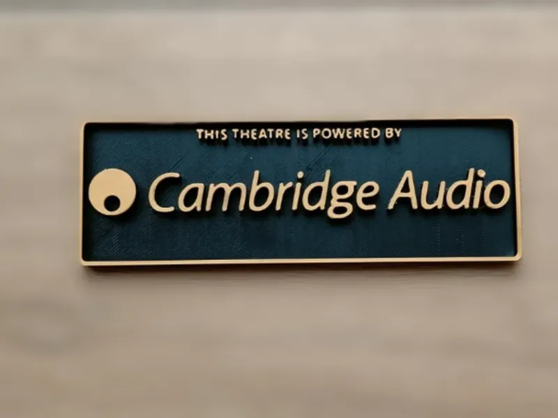 Plaque logo Cambridge audio