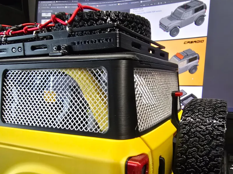 RC car hard top mesh windshields CASADIO 3RONCO
