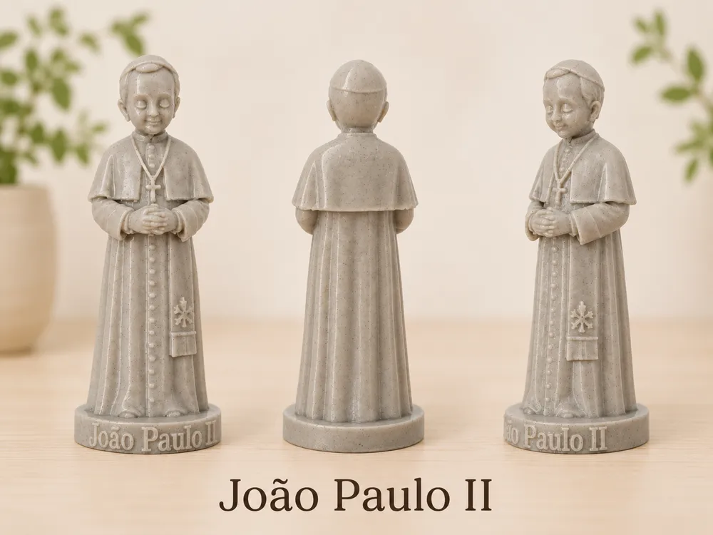 Figura decorativa: João Paulo II. Referencia del modelo original.