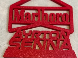 Ayrton Senna Marlboro Standing Sign
