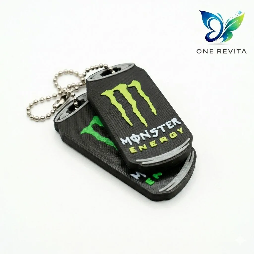 Portachiavi apri linguette lattine Monster Energy view 2