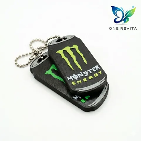 Portachiavi apri linguette lattine Monster Energy view 2