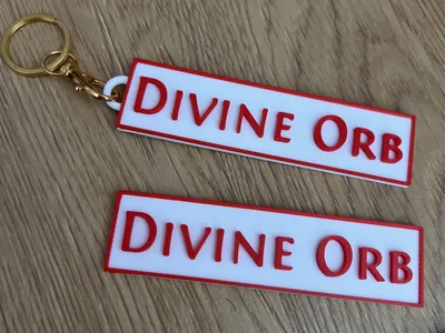 Divine Orb Tag Label - Keychain Path of Exile 1/2