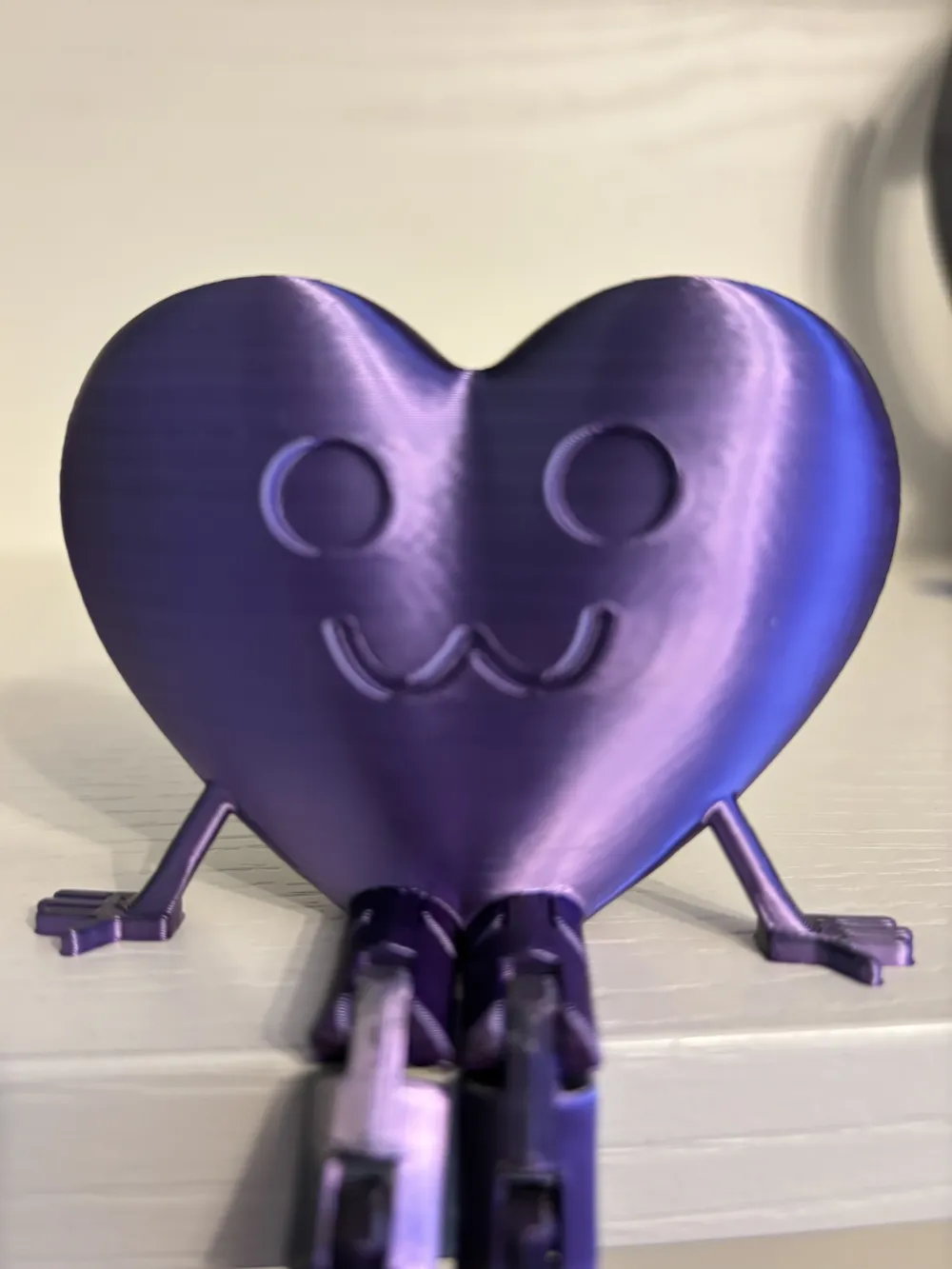 Valentines Cute Heart Flexi Legs - Free 3D Print Model - MakerWorld