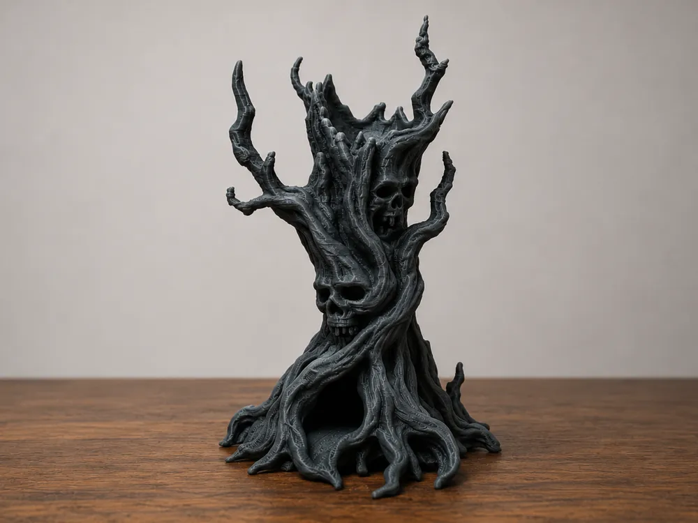 Escenografía en miniatura: The Cursed Tree – Fantasy Terrain. Referencia del modelo original.