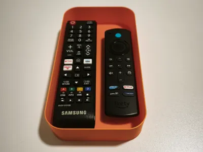 Minimalist Dual Remote Tray