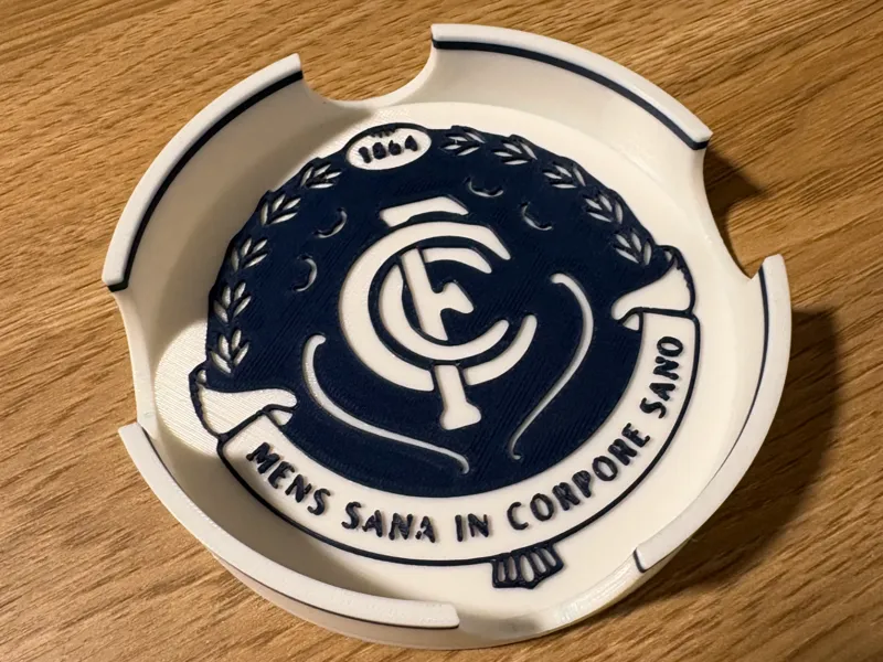 Carlton Football Club Coaster Holder