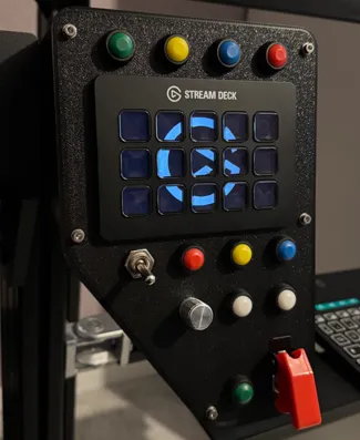 Simracing Buttonbox mit Streamdeck
