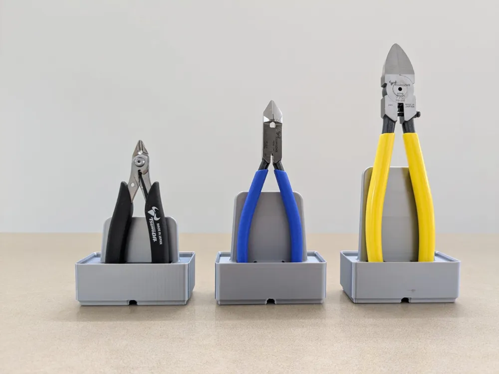Plier / Side Cutter Stands (Gridfinity) - 4 Sizes - Free 3D Print Model ...