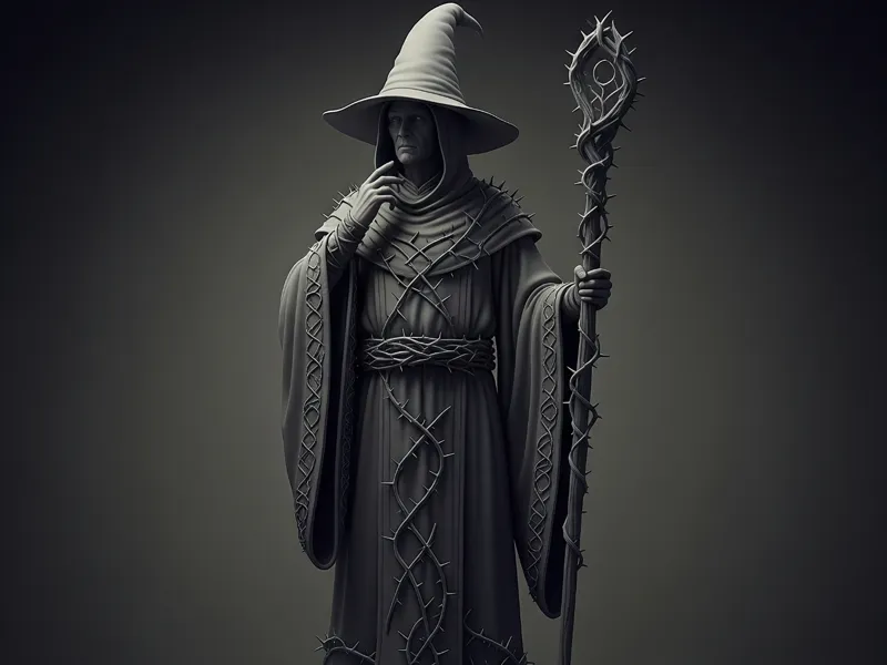 Thorns warlock Figure dnd
