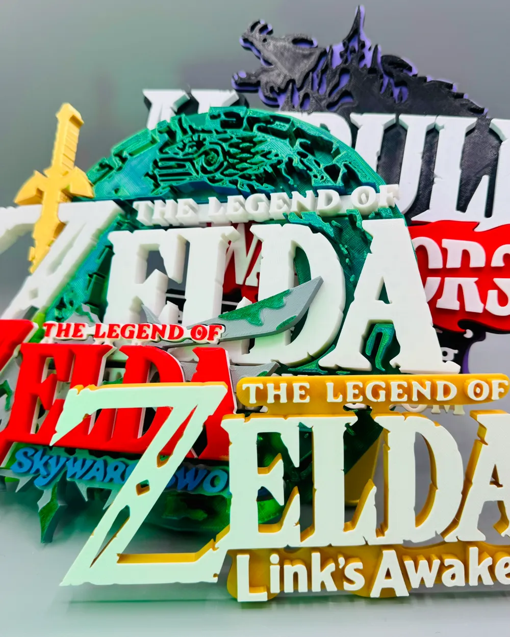 Zelda Age of Calamity Logo Display Stand by Hylijan MakerWorld