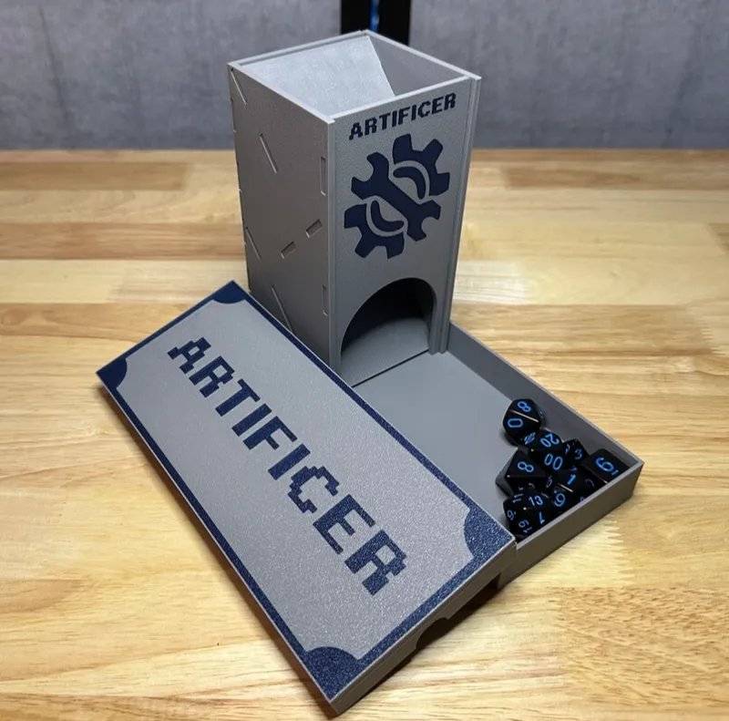 Collapsible Artificer D&D Dice Tower