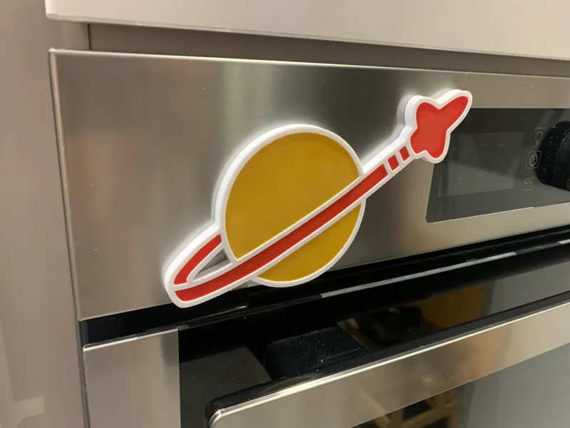 Classic Space Logo magnet
