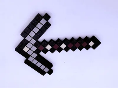 Pico Minecraft - Netherite - Pixelated
