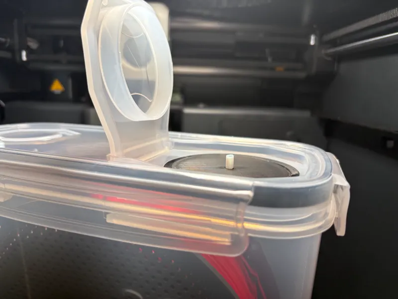 Cereal/Filament Container PTFE Passthrough