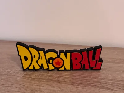 Dragon Ball logo sign