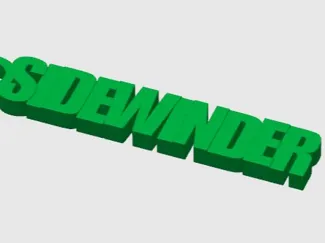 Sidewinder keychain