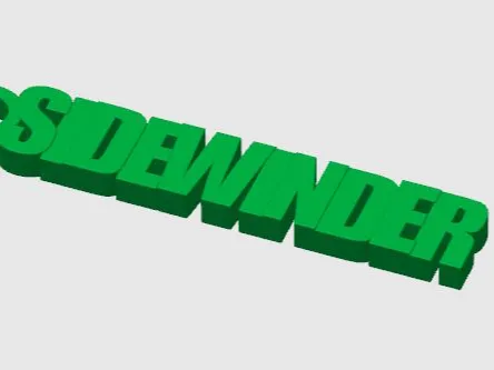 Sidewinder keychain