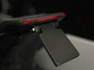 Foldable Segway ZT3 PRO License Plate Holder
